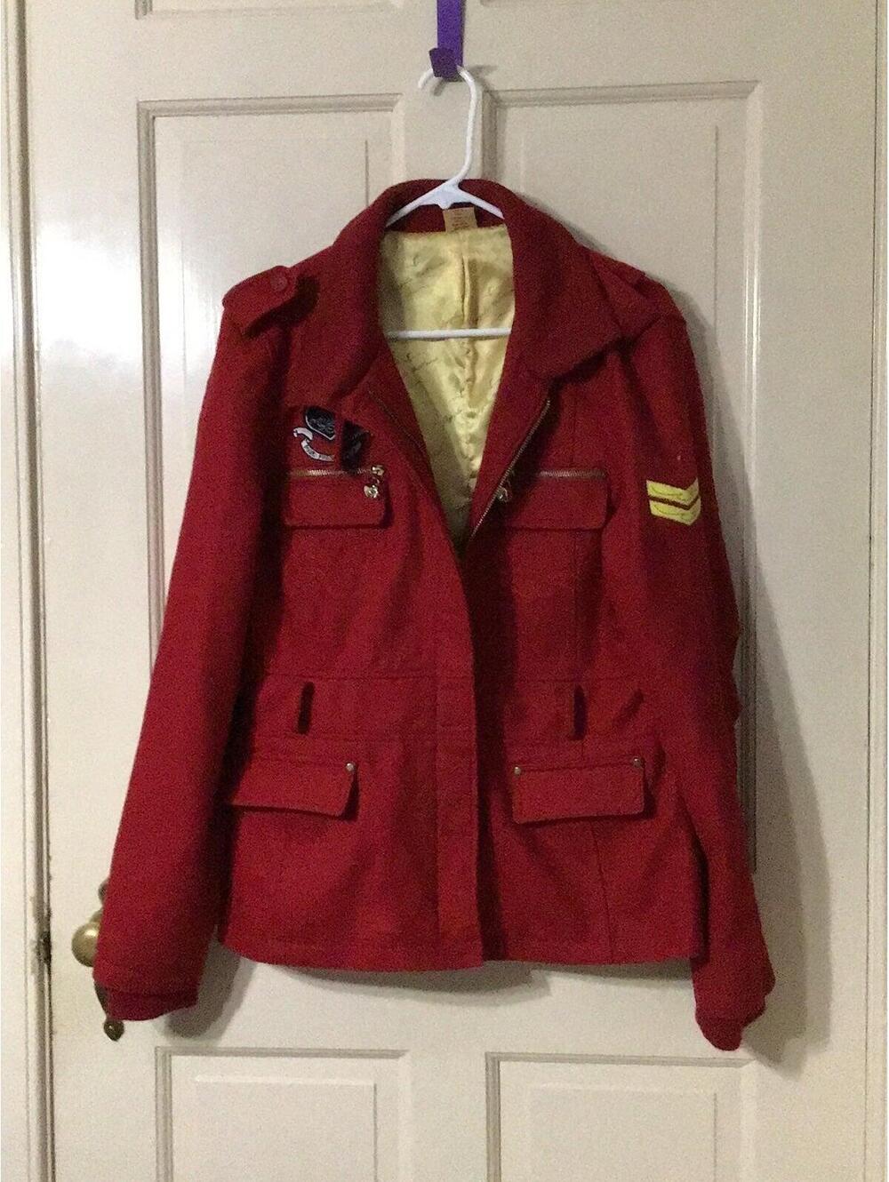 Apple Bottom Red Wool Jacket